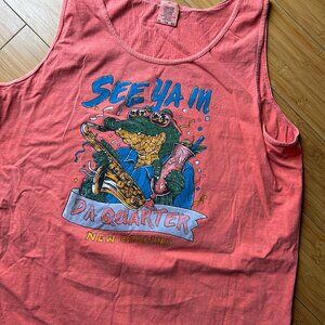 Retro Comfort Colors See Ya In Da Quarter Tank Top New Orleans